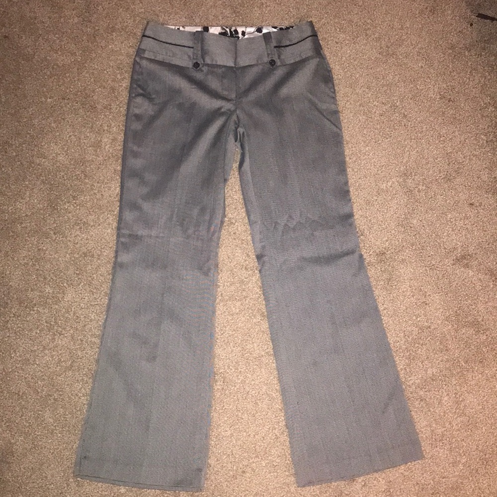 Gray dress pants
